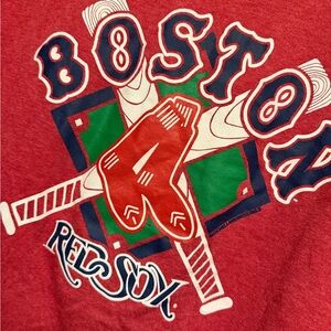 Mitchell & Ness Red Graphic Tee